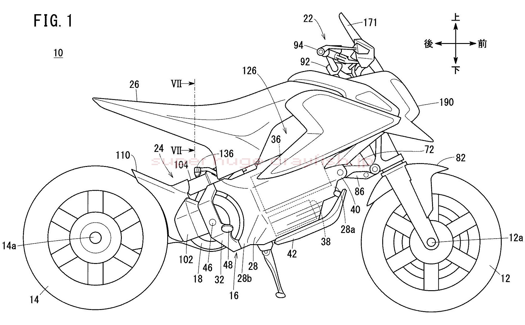 ホンダの電動バイクの特許 リアビューカメラついてる 個人的バイクまとめブログ