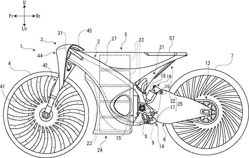 スズキの変速できるチェーン駆動の大型電動バイクの特許 量産も考えてるっぽい系の特許 個人的バイクまとめブログ